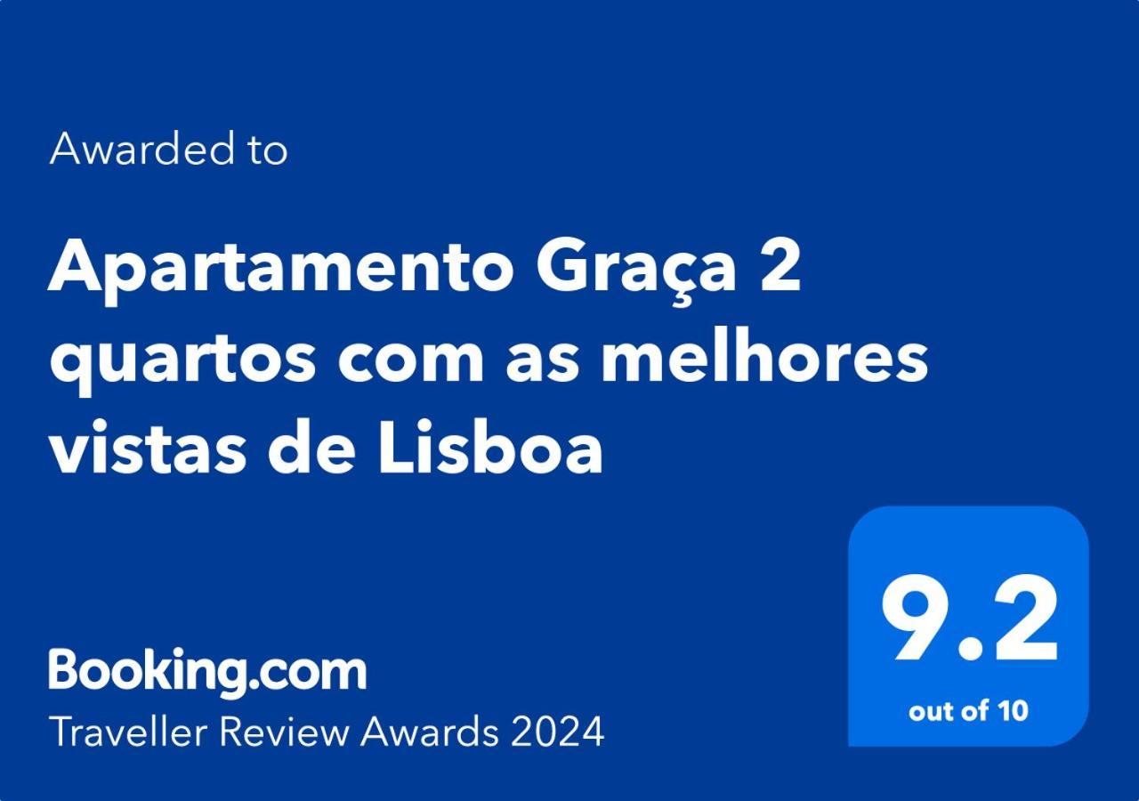 Apartamento Graca 2 Quartos Com As Melhores Vistas De Lisboa Exterior photo